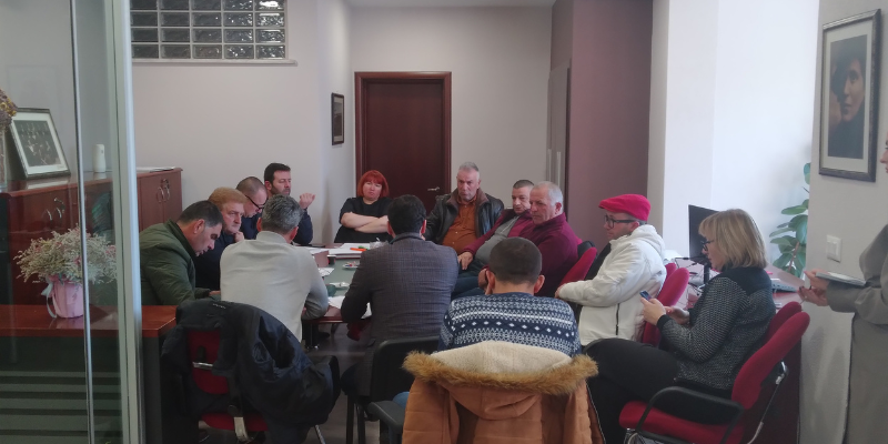 Meeting in Korca